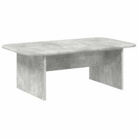 Produktbild för Kaffeebord Betonggrå 93 x 53 x 33 cm Konstruerat trä