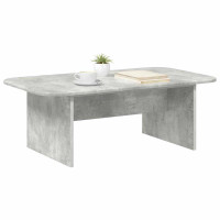 Produktbild för Kaffeebord Betonggrå 93 x 53 x 33 cm Konstruerat trä