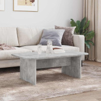 Produktbild för Kaffeebord Betonggrå 93 x 53 x 33 cm Konstruerat trä