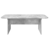 Produktbild för Kaffeebord Betonggrå 93 x 53 x 33 cm Konstruerat trä