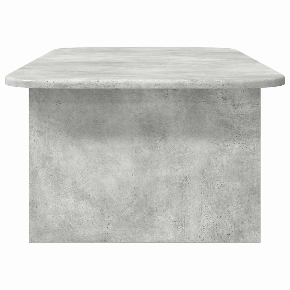 Produktbild för Kaffeebord Betonggrå 93 x 53 x 33 cm Konstruerat trä