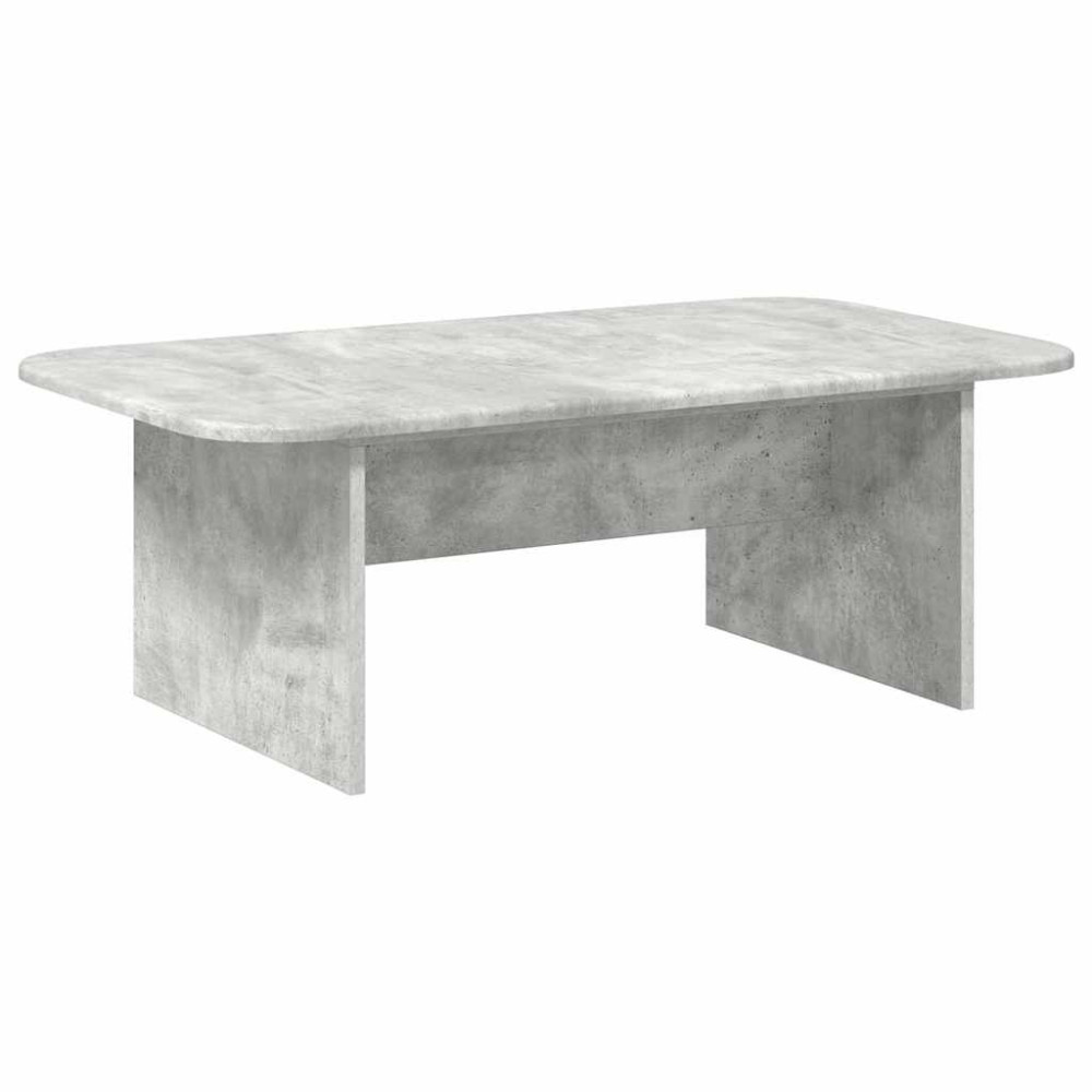 Produktbild för Kaffeebord Betonggrå 93 x 53 x 33 cm Konstruerat trä