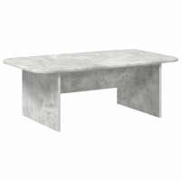Produktbild för Kaffeebord Betonggrå 93 x 53 x 33 cm Konstruerat trä