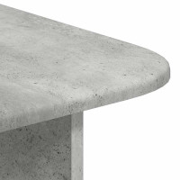 Produktbild för Kaffeebord Betonggrå 93 x 53 x 33 cm Konstruerat trä