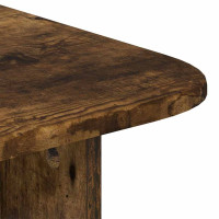 Produktbild för Kaffeebord Rökt ek 93 x 53 x 33 cm Konstruerat trä