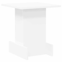 Produktbild för Sidobord Vit 35,5 x 35 x 40 cm Konstruerat trä