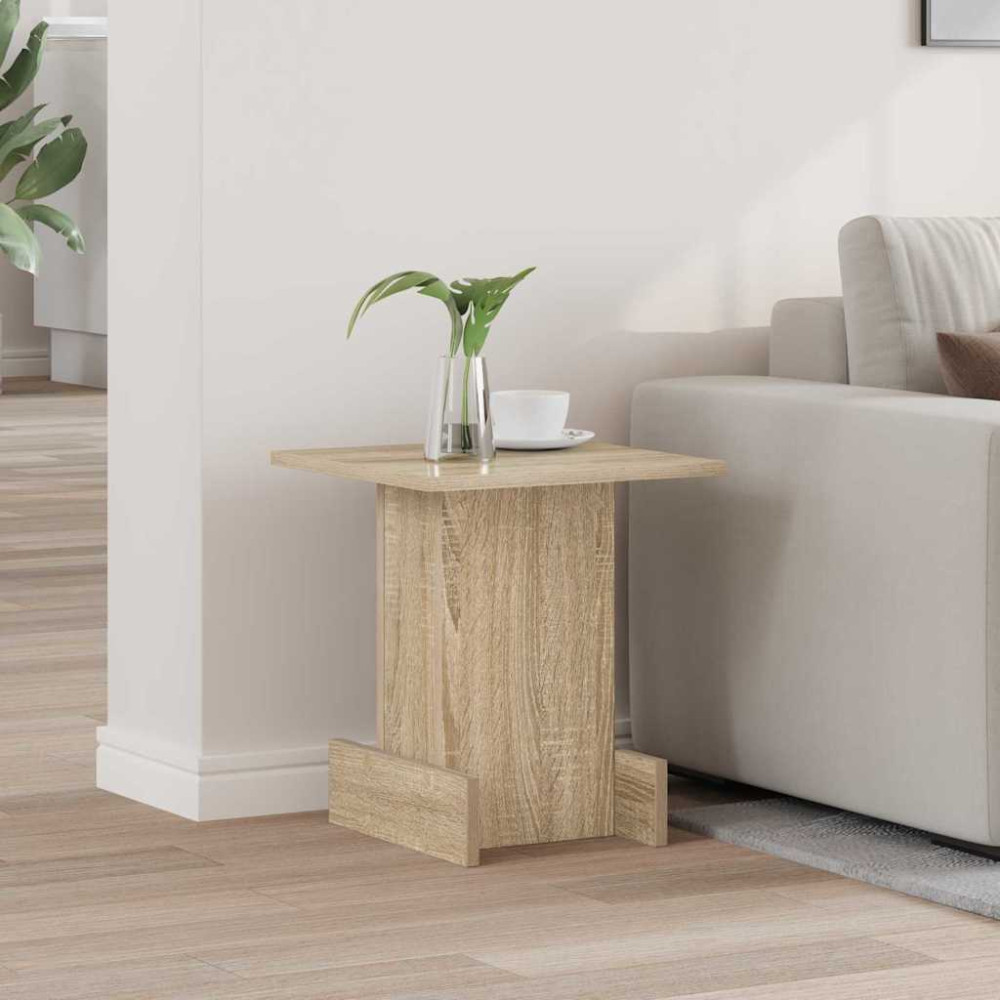 Produktbild för Sidobord Sonoma-ek 35,5 x 35 x 40 cm Konstruerat trä