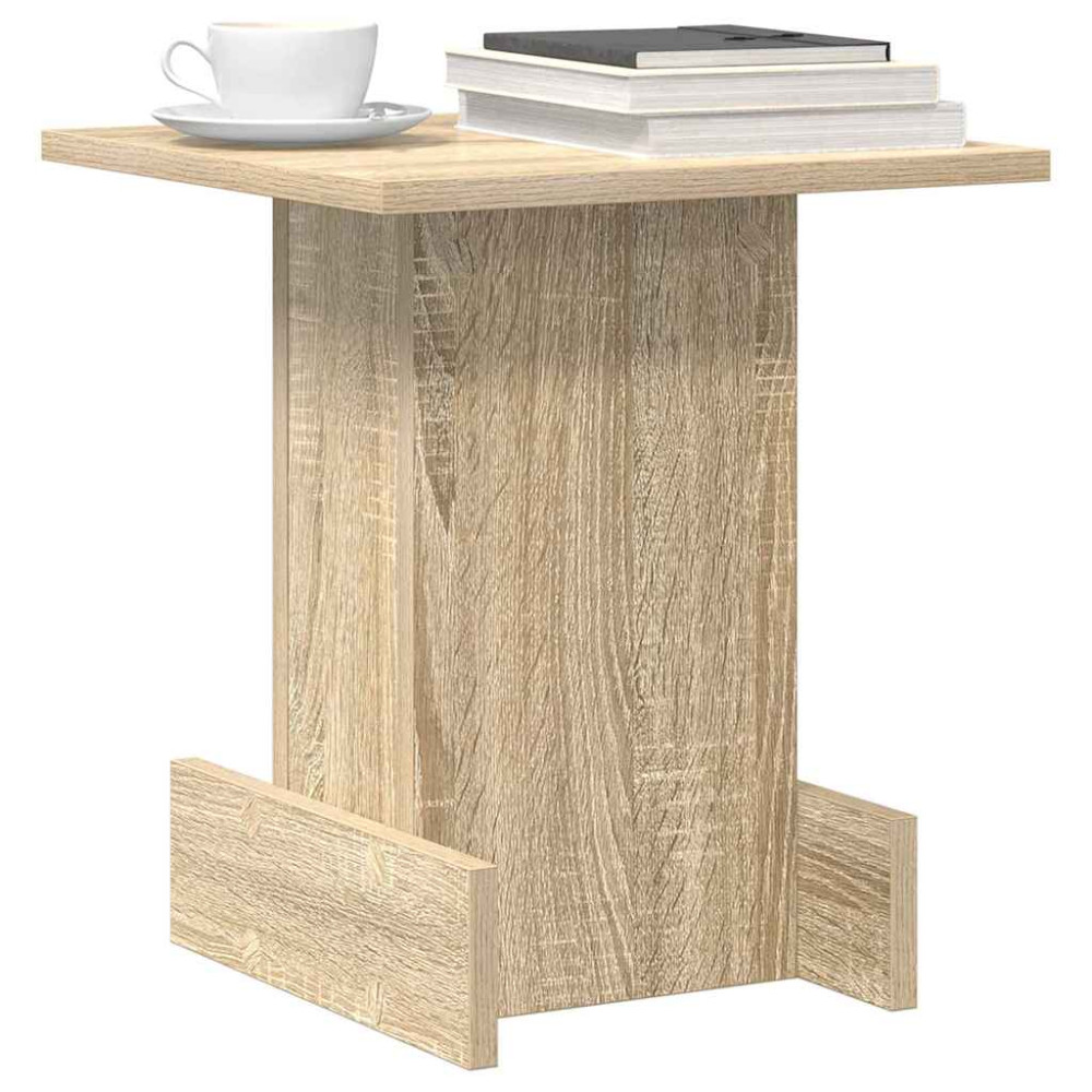 Produktbild för Sidobord Sonoma-ek 35,5 x 35 x 40 cm Konstruerat trä