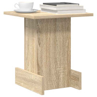 Produktbild för Sidobord Sonoma-ek 35,5 x 35 x 40 cm Konstruerat trä