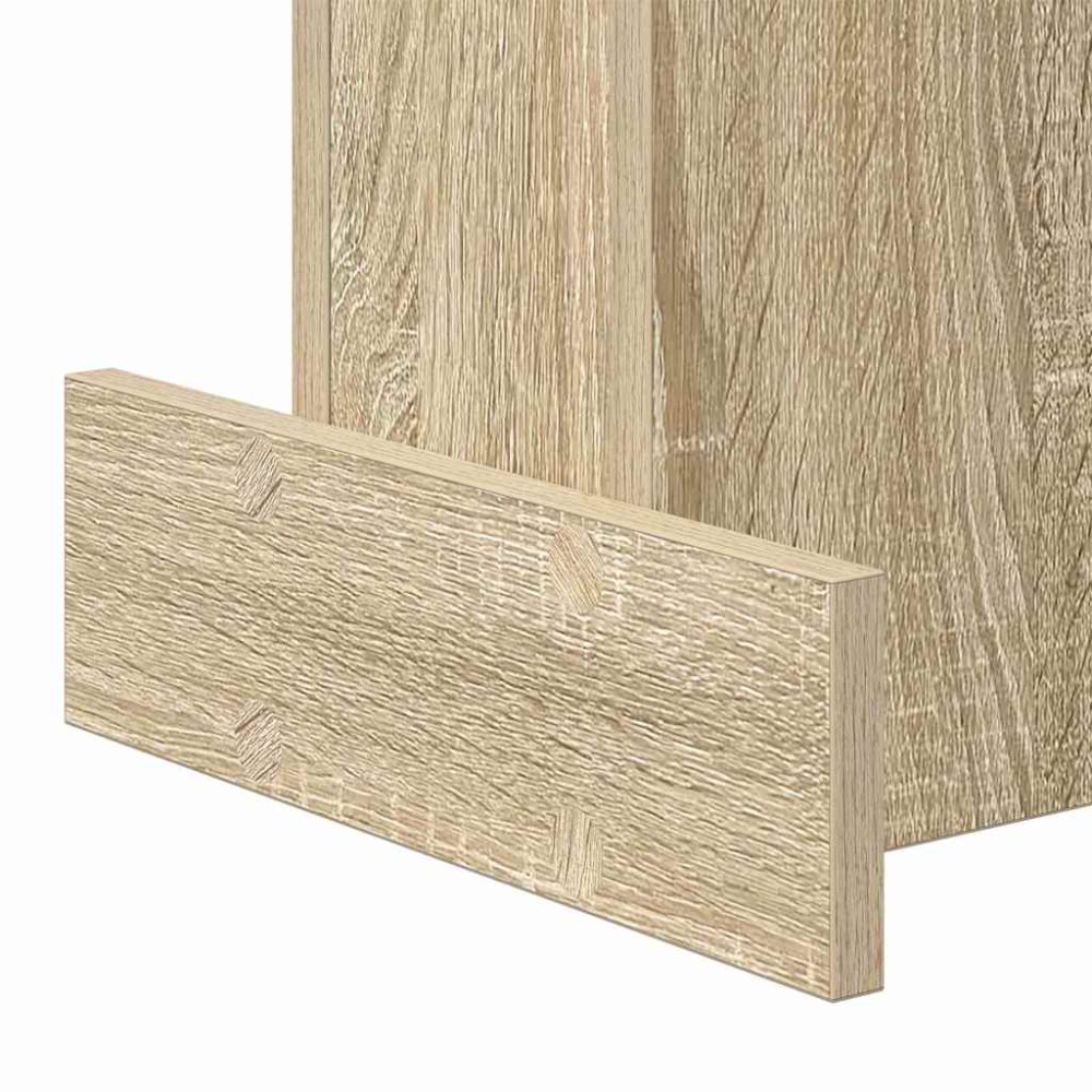 Produktbild för Sidobord Sonoma-ek 35,5 x 35 x 40 cm Konstruerat trä