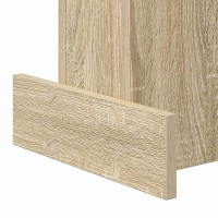 Produktbild för Sidobord Sonoma-ek 35,5 x 35 x 40 cm Konstruerat trä