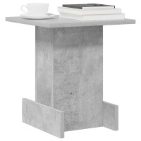 Produktbild för Sidobord Betonggrå 35,5 x 35 x 40 cm Konstruerat trä