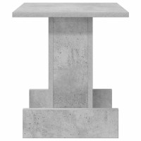 Produktbild för Sidobord Betonggrå 35,5 x 35 x 40 cm Konstruerat trä