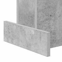 Produktbild för Sidobord Betonggrå 35,5 x 35 x 40 cm Konstruerat trä