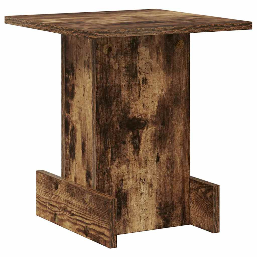 Produktbild för Sidobord Rökt ek 35,5 x 35 x 40 cm Konstruerat trä