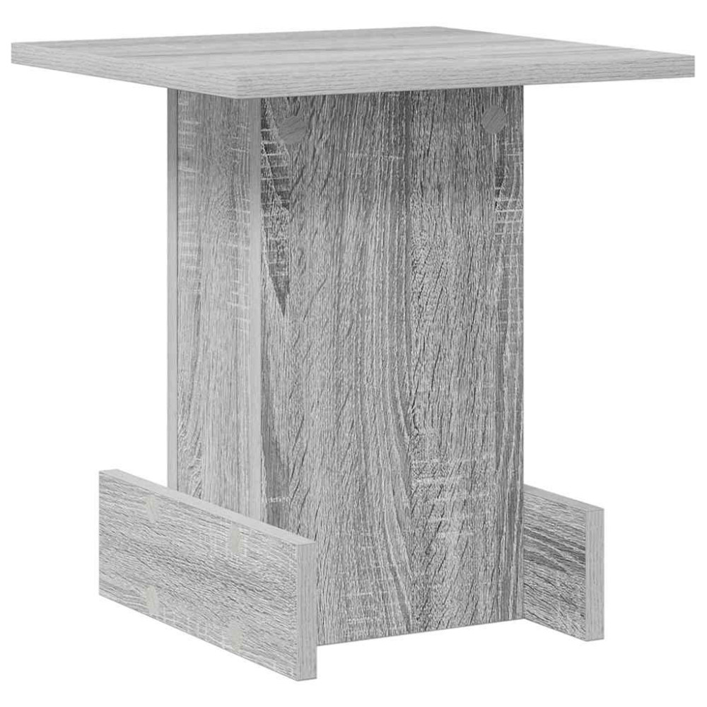 Produktbild för Sidobord Grå Sonoma 35,5 x 35 x 40 cm Konstruerat trä