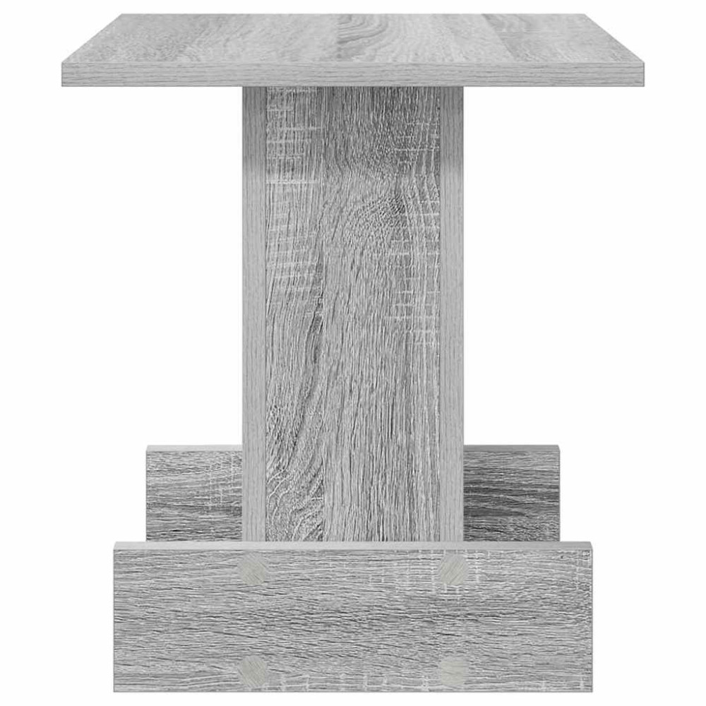 Produktbild för Sidobord Grå Sonoma 35,5 x 35 x 40 cm Konstruerat trä
