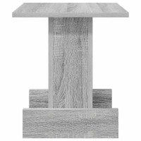 Produktbild för Sidobord Grå Sonoma 35,5 x 35 x 40 cm Konstruerat trä