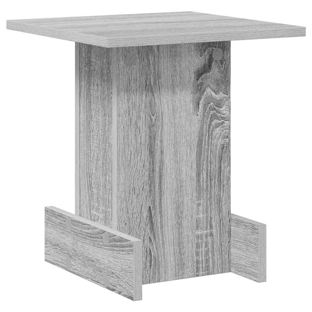Produktbild för Sidobord Grå Sonoma 35,5 x 35 x 40 cm Konstruerat trä