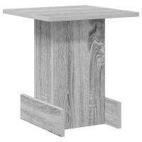 Produktbild för Sidobord Grå Sonoma 35,5 x 35 x 40 cm Konstruerat trä