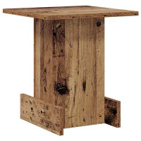 Produktbild för Sidobord Gammalt trä 35,5 x 35 x 40 cm Konstruerat trä