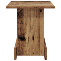 Produktbild för Sidobord Gammalt trä 35,5 x 35 x 40 cm Konstruerat trä