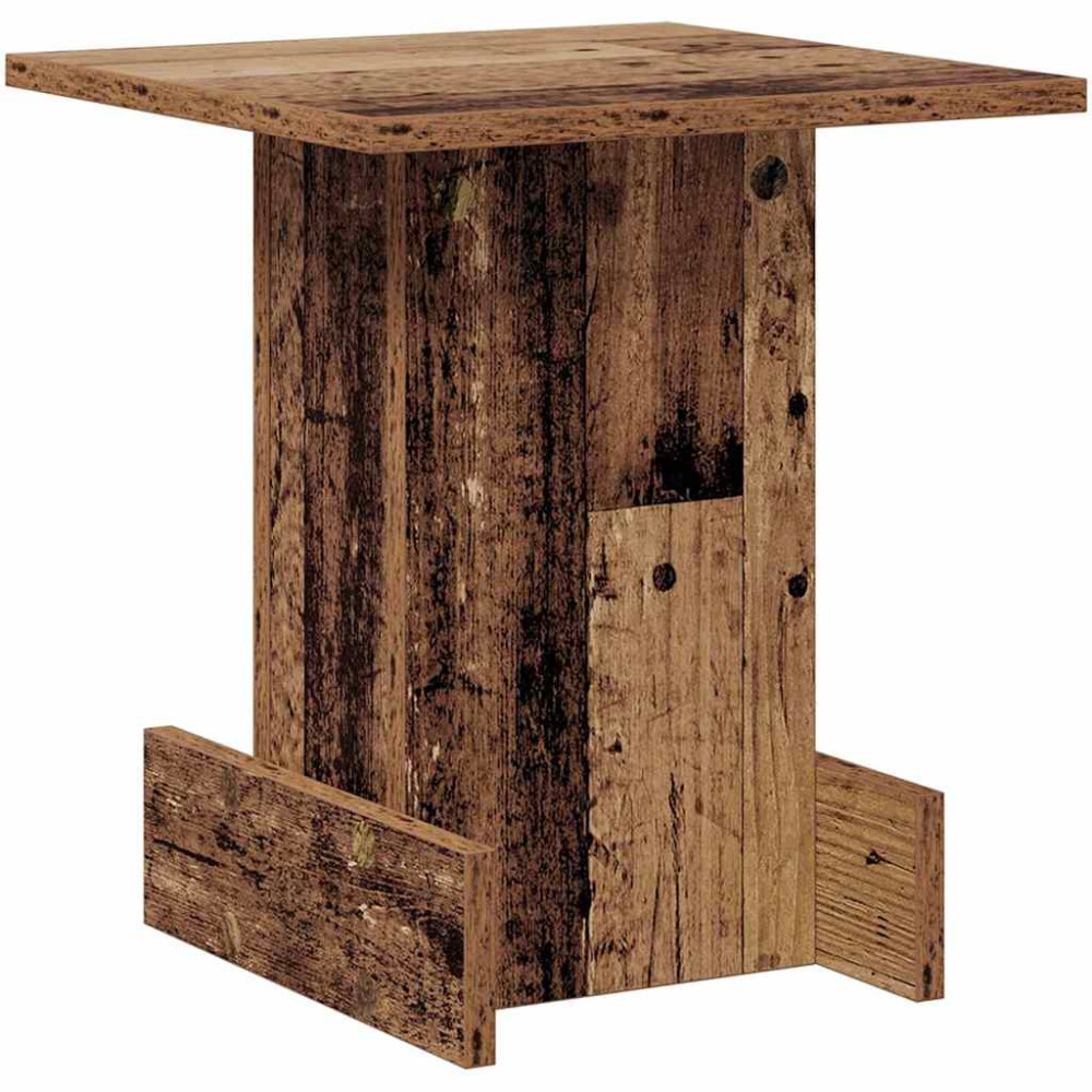 Produktbild för Sidobord Gammalt trä 35,5 x 35 x 40 cm Konstruerat trä