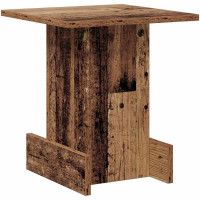 Produktbild för Sidobord Gammalt trä 35,5 x 35 x 40 cm Konstruerat trä