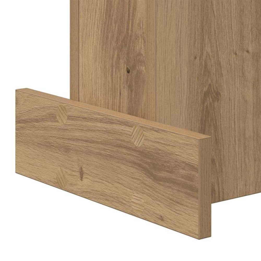 Produktbild för Sidobord Artisan Ek 35,5 x 35 x 40 cm Konstruerat trä