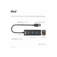 Produktbild för Club 3D CSV-1430A - hubb - 4 portar