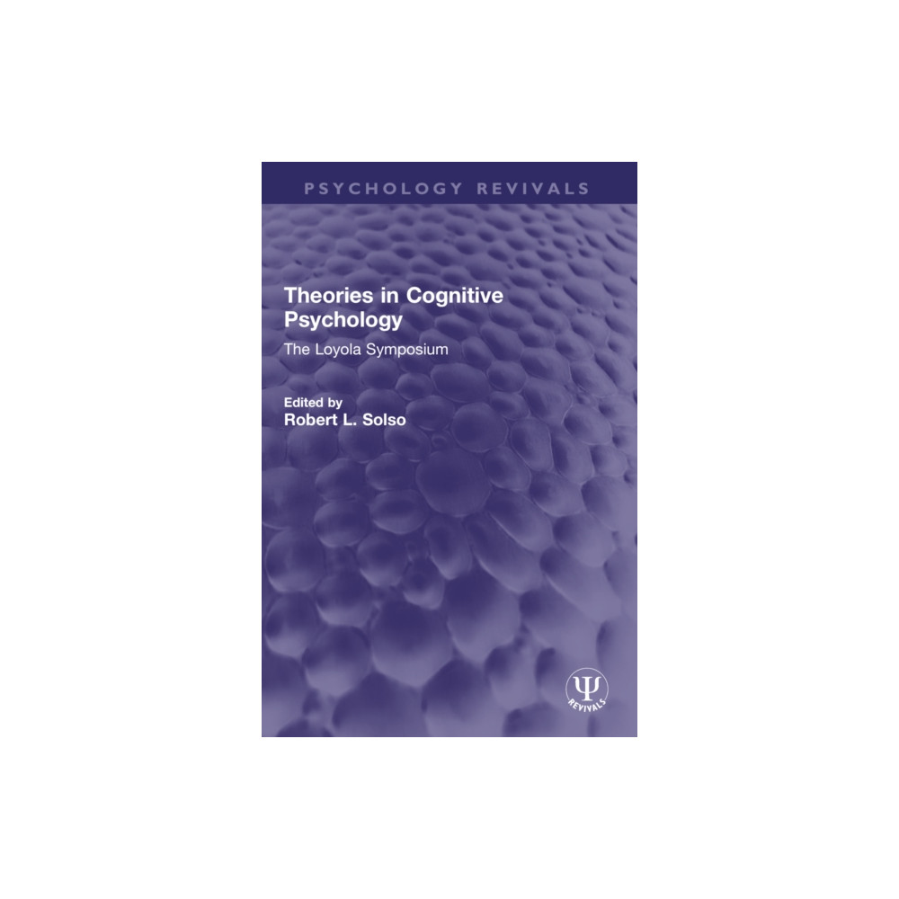 Produktbild för Theories in Cognitive Psychology (häftad, eng)