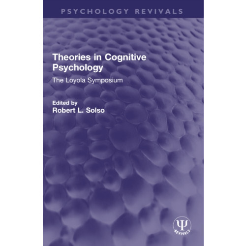 Taylor & francis ltd Theories in Cognitive Psychology (häftad, eng)