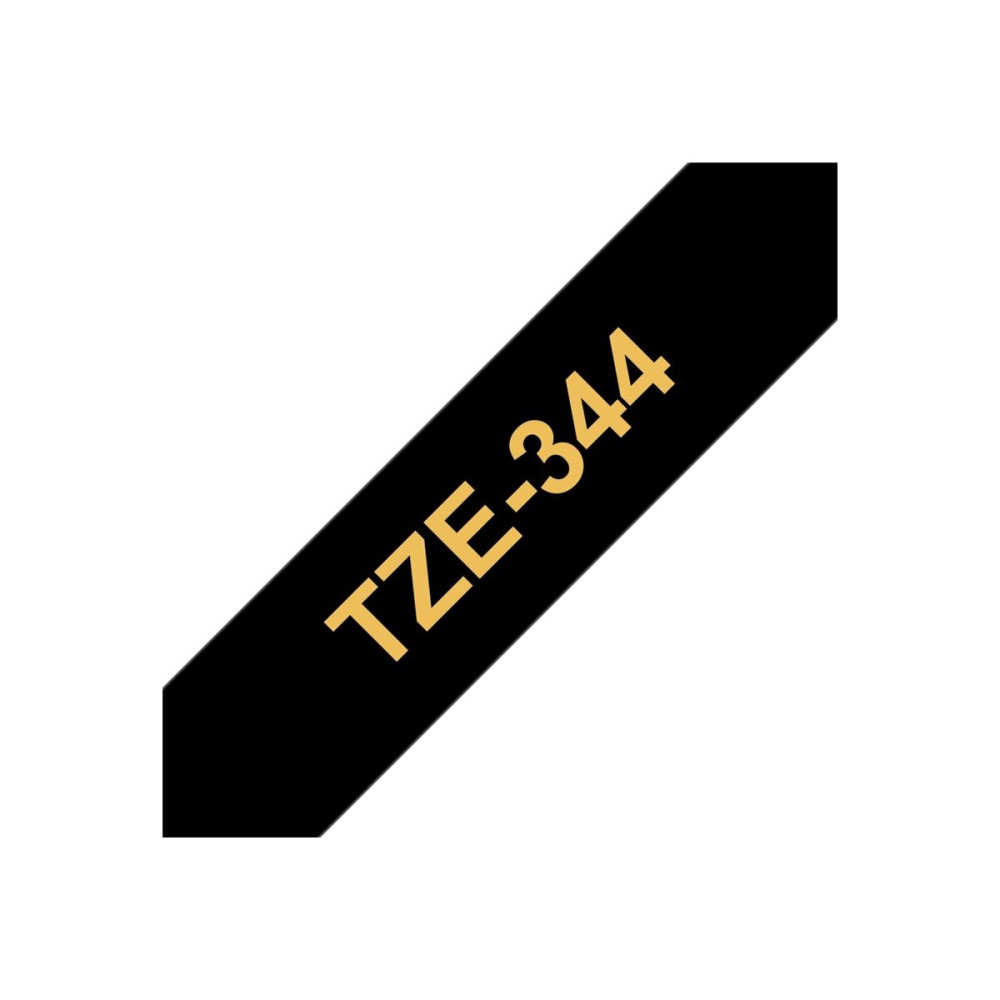 Produktbild för Brother TZe-344 - bandlaminat - 1 kassett(er) - Rulle (1,8 cm x 8 m)