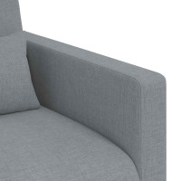 Produktbild för Soffset 2 pcs Ljusgrå 139 x 78 x 80 cm tyg