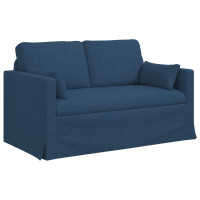 Produktbild för Soffset 2 pcs Blå 139 x 78 x 80 cm tyg