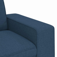 Produktbild för Soffset 2 pcs Blå 162 x 80 x 82 cm tyg