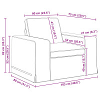 Produktbild för Soffset 2 pcs Blå 162 x 80 x 82 cm tyg