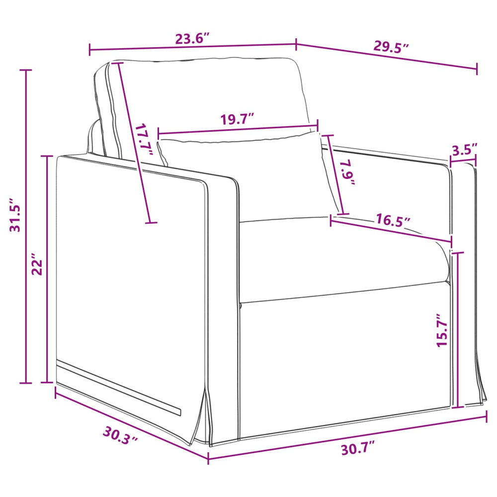 Produktbild för Soffset 2 pcs Mörkgrå 158 x 78 x 80 cm tyg