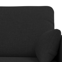 Produktbild för Soffset 2 pcs Svart 158 x 78 x 80 cm tyg