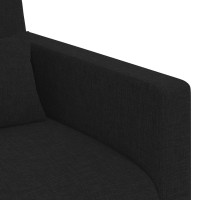 Produktbild för Soffset 2 pcs Svart 158 x 78 x 80 cm tyg