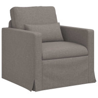 Produktbild för Soffset 2 pcs Taupe 158 x 78 x 80 cm tyg