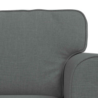 Produktbild för Soffset 2 pcs Mörkgrå 215 x 82 x 80 cm tyg