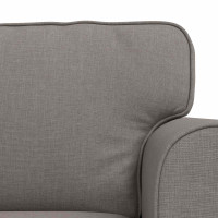 Produktbild för Soffset 2 pcs Taupe 215 x 82 x 80 cm tyg