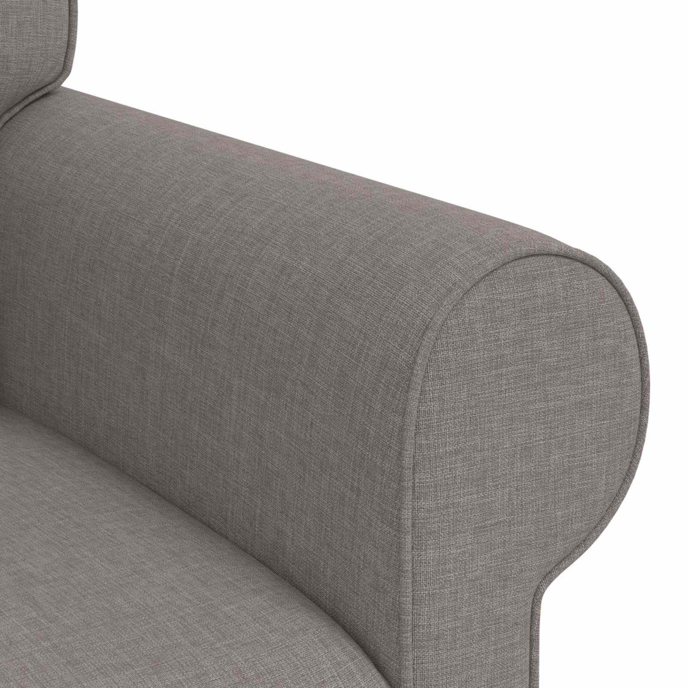 Produktbild för Soffset 2 pcs Taupe 215 x 82 x 80 cm tyg