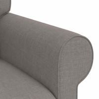 Produktbild för Soffset 2 pcs Taupe 215 x 82 x 80 cm tyg