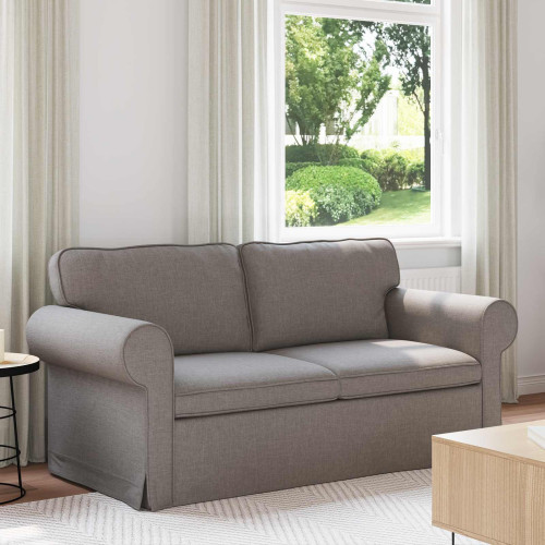 vidaXL Soffa Taupe 175 x 82 x 80 cm tyg