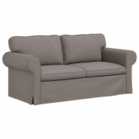 Produktbild för Soffa Taupe 175 x 82 x 80 cm tyg