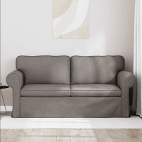Produktbild för Soffa Taupe 175 x 82 x 80 cm tyg