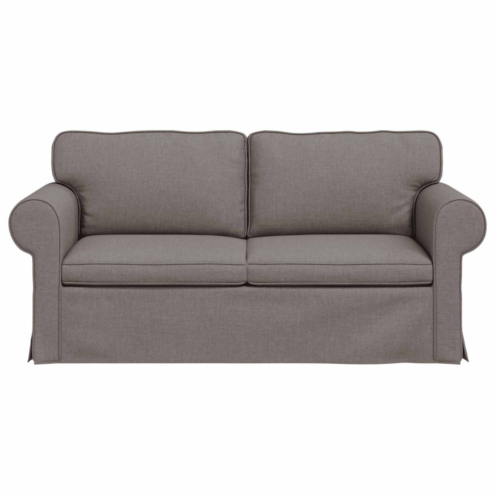 Produktbild för Soffa Taupe 175 x 82 x 80 cm tyg