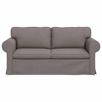 Produktbild för Soffa Taupe 175 x 82 x 80 cm tyg